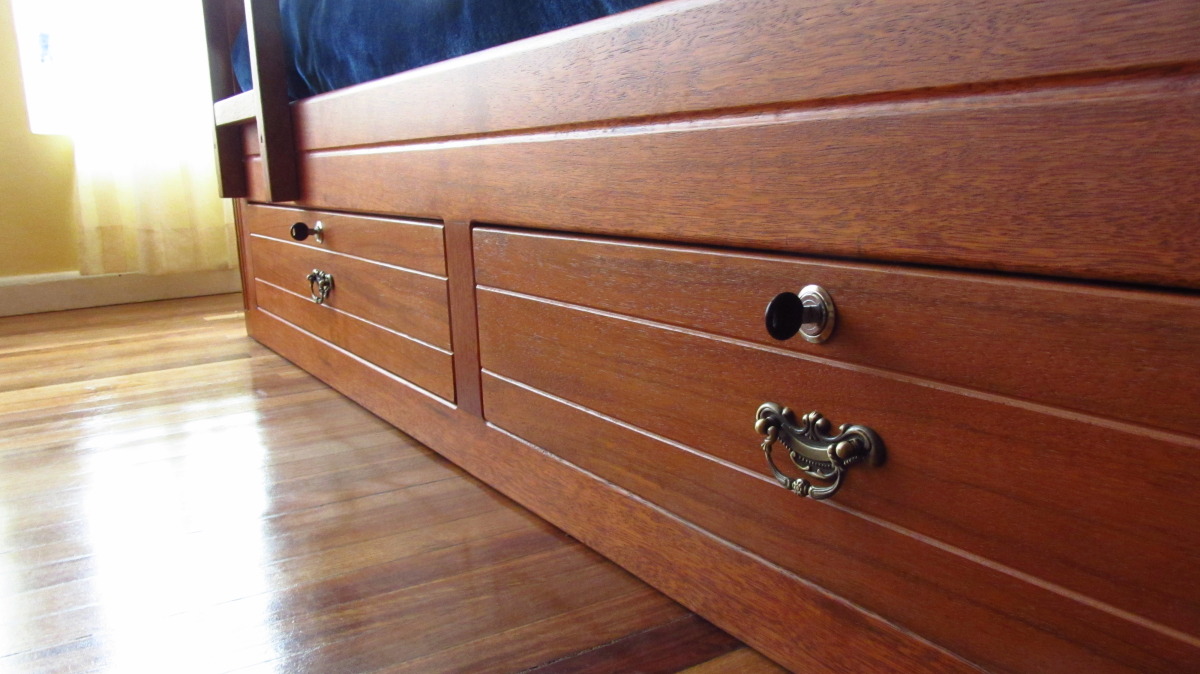 Personal Drawers Under All Dorm Beds.